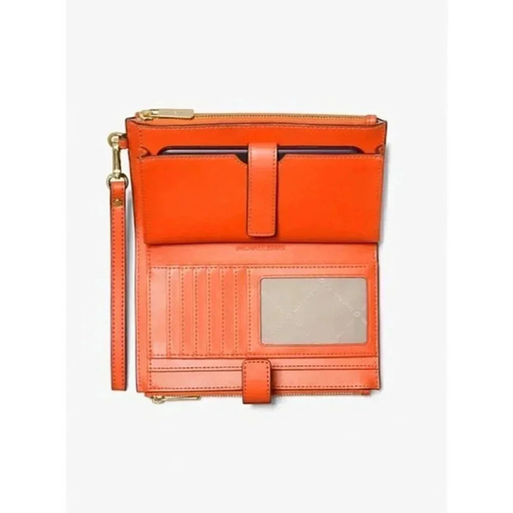 Michael Kors Backpack Jaycee Ombré Convertible Bag & Double Zip Wristlet Bundle - Picture 7 of 8